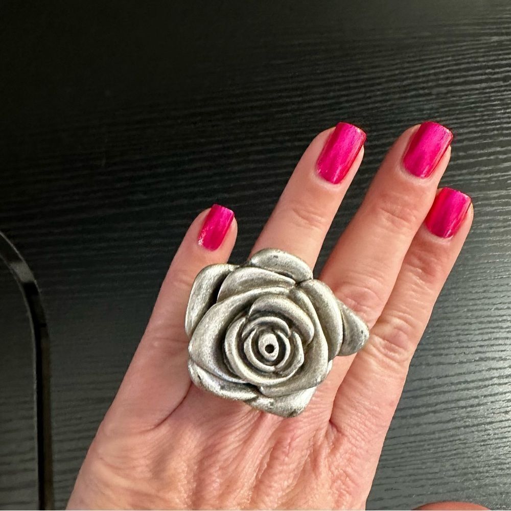 Rose Metal Ring, 6 - Picture 10 of 10
